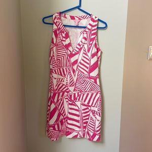 Lilly Pulitzer Estrada Dress sz S print yacht sea style #97903 VGUC
